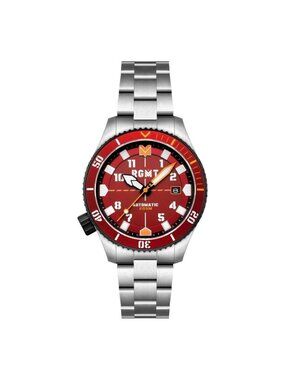 NWT Rgmt Recon Diver Automatic Red Dial Men's Watch